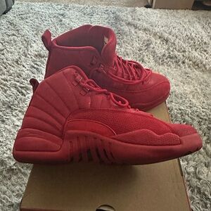 Nike Air Jordan Red High-Top Sneakers